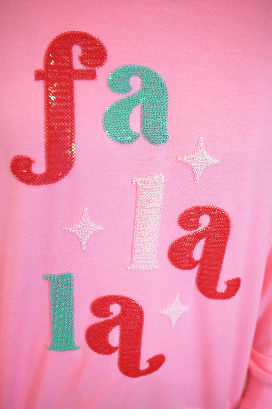Fa La La French Terry Pullover