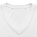 Women's V-Neck Tee — 'Guts, Grit & Lipstick' Dolly Portrait Graphic