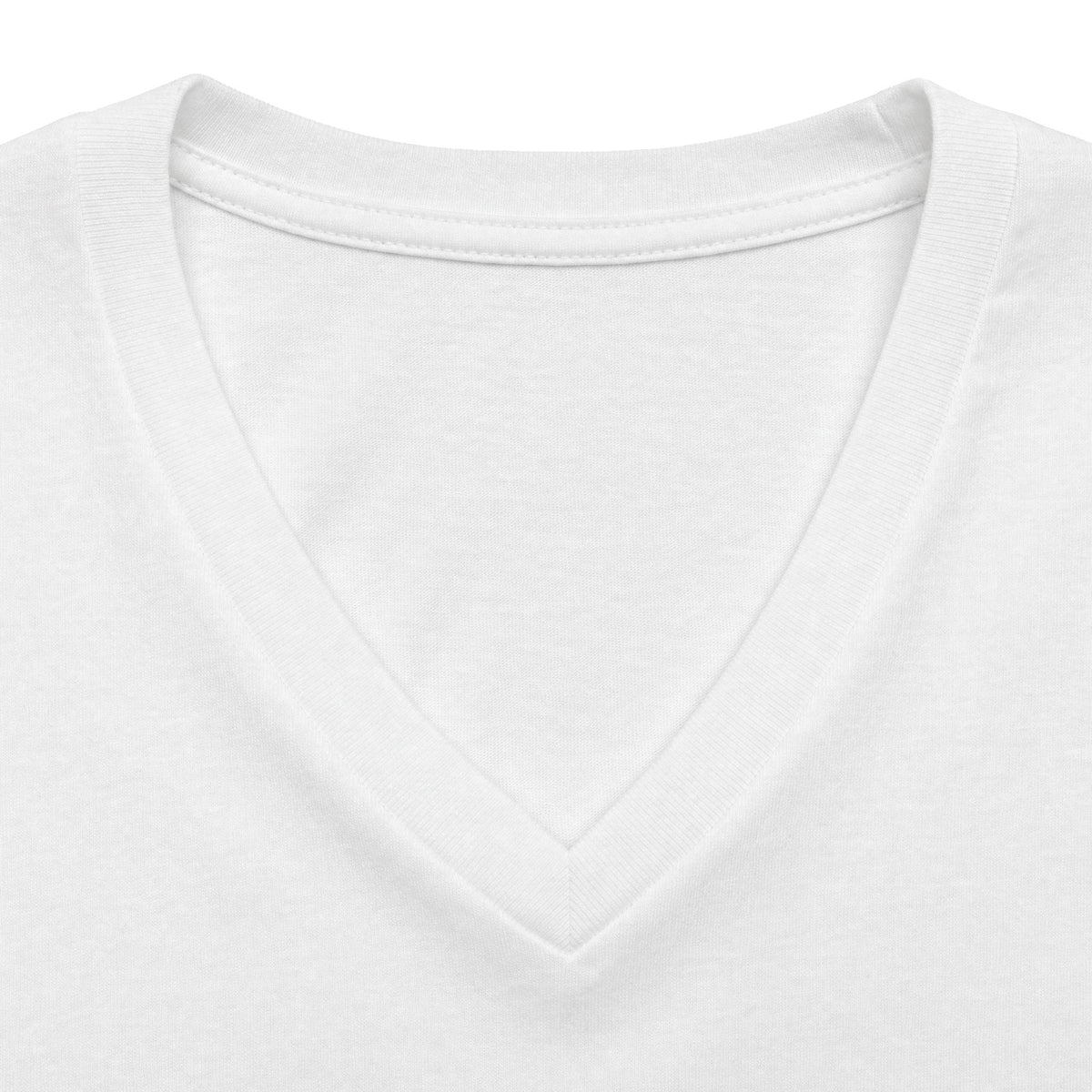 Women's V-Neck Tee — 'Guts, Grit & Lipstick' Dolly Portrait Graphic