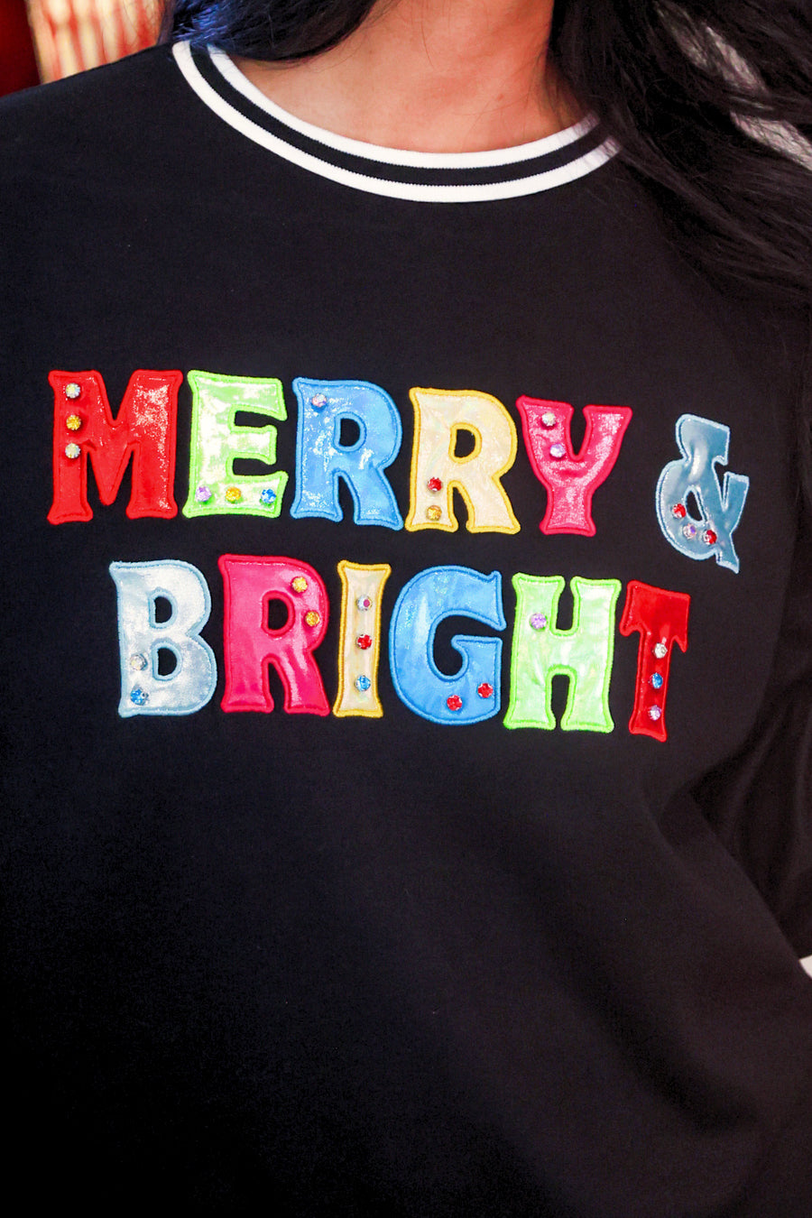 Merry & Bright Foil Pullover