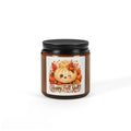 Fall Pumpkin Spice Soy Candle — "Happy Fall Y'all" Amber Jar (Multi-Size)