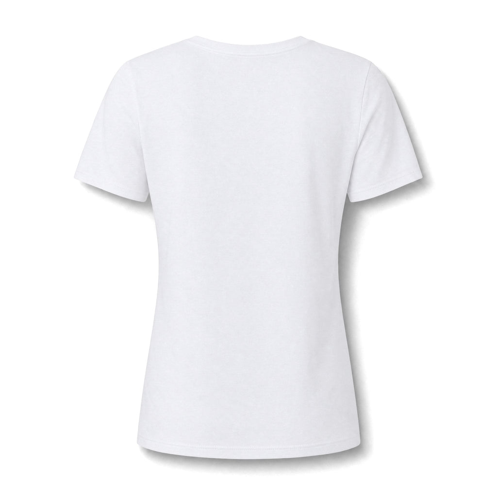 Women's V-Neck Tee — 'Guts, Grit & Lipstick' Dolly Portrait Graphic