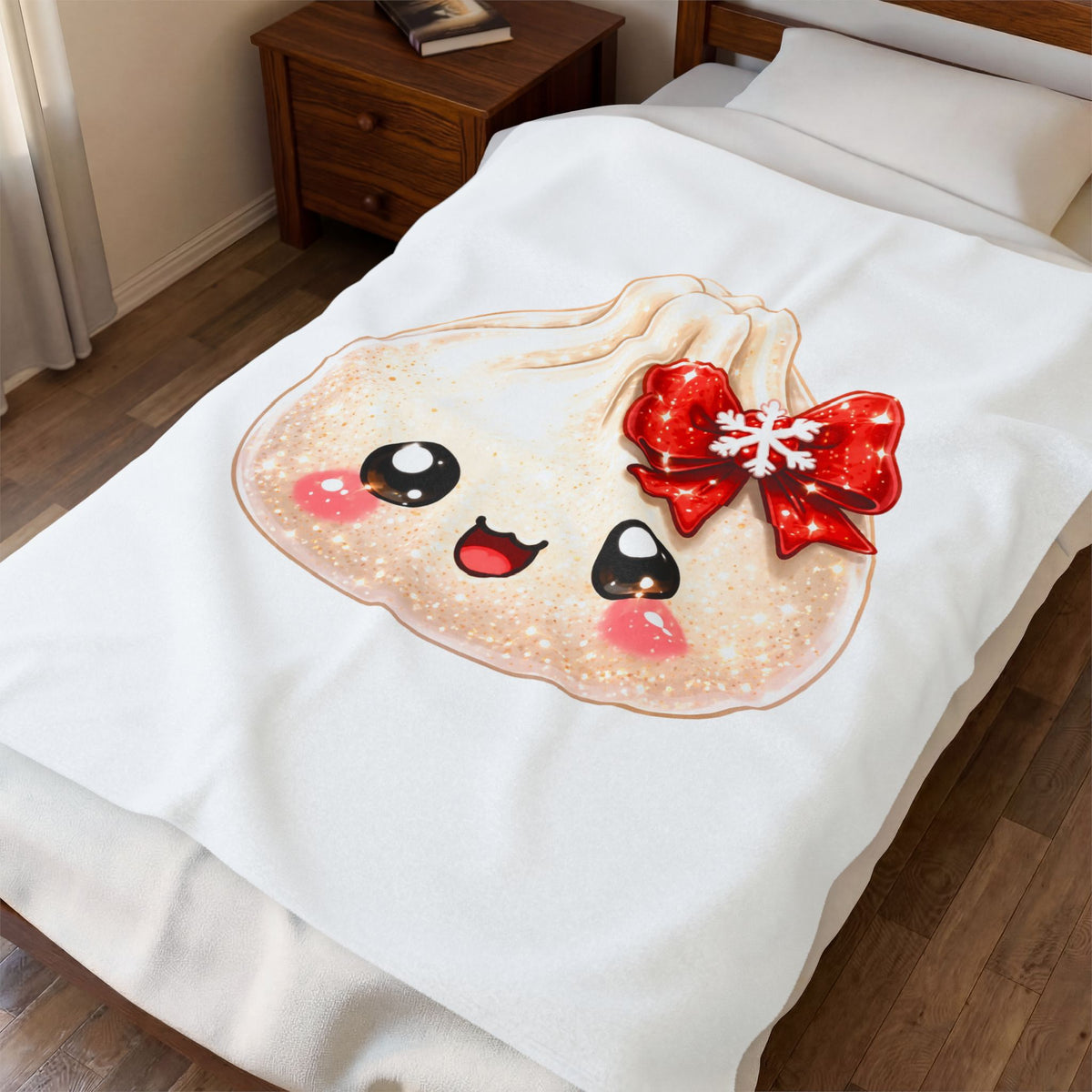 Christmas Dumpling Squishy Plush Blanket D1
