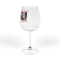 12oz Wine Glass — Glam Portrait "Get Lit" Script Design