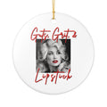 Dolly Parton Ceramic Ornament — "Guts, Grit & Lipstick" Holiday Decoration
