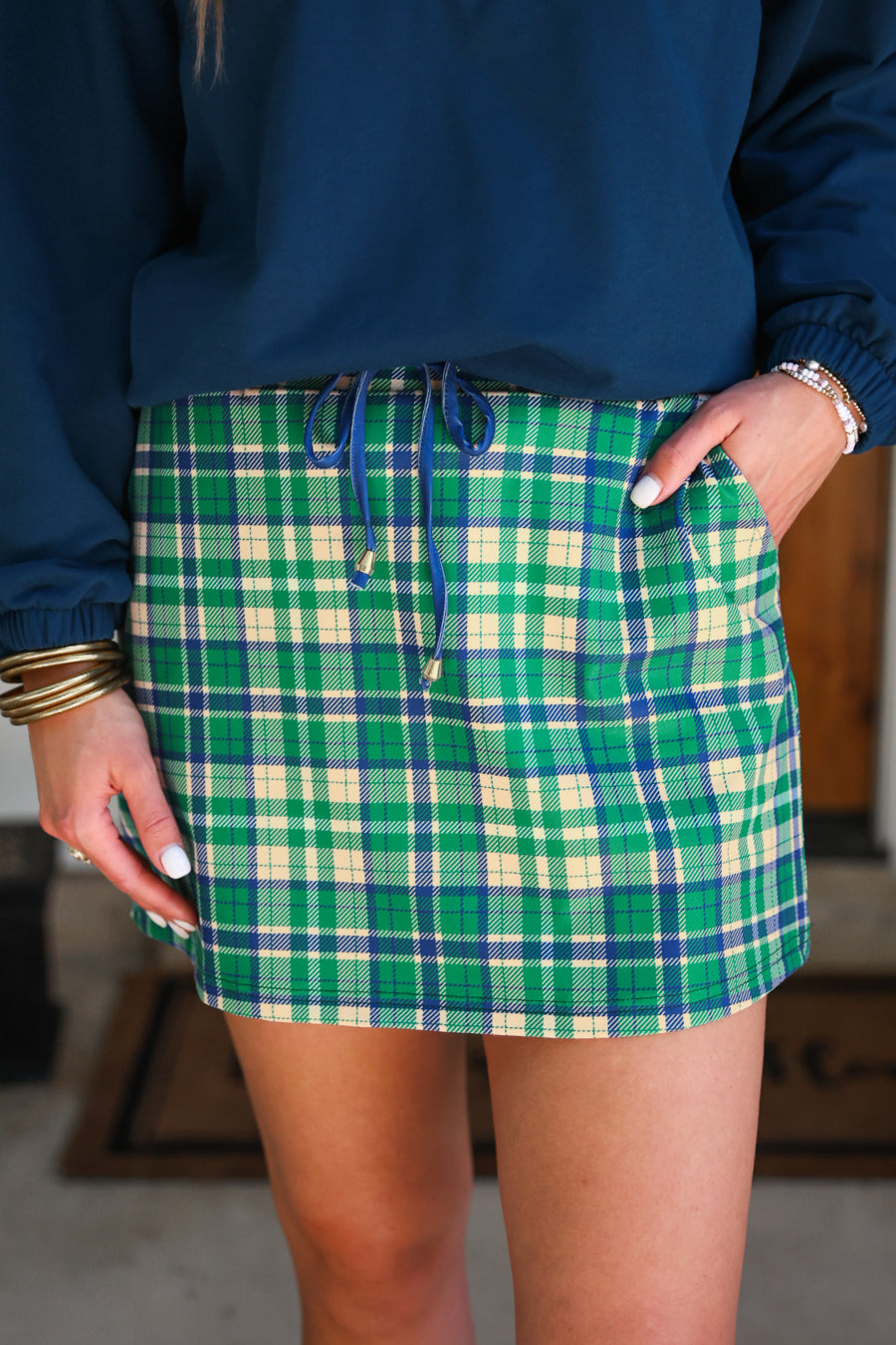 PREORDER- Mia Printed Pullover- Parker Plaid