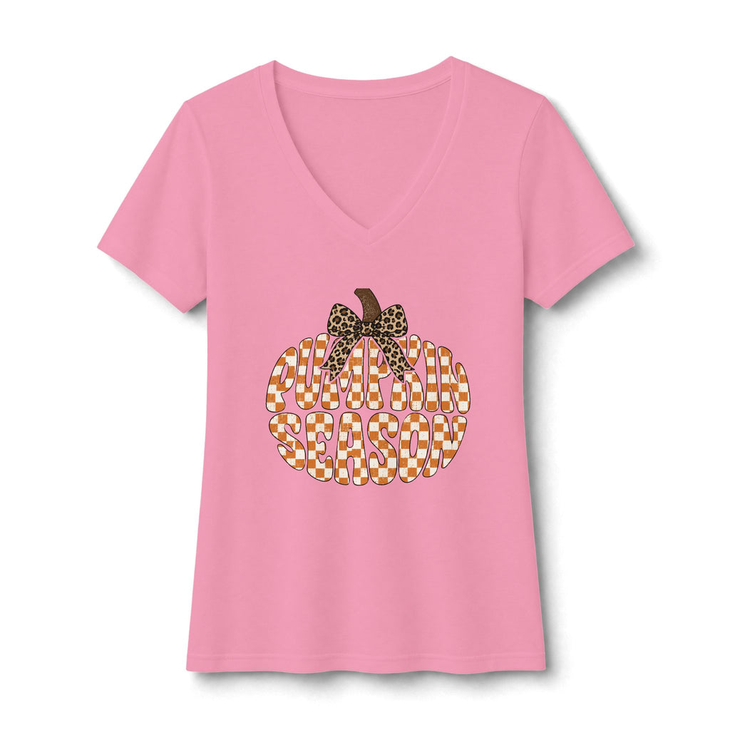 Pumpkin Season V-Neck Tee