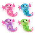Large Glitter Axolotl Squishy Fidget Toy