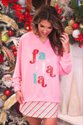 Fa La La French Terry Pullover