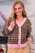 Gingerbread Knit Cardigan