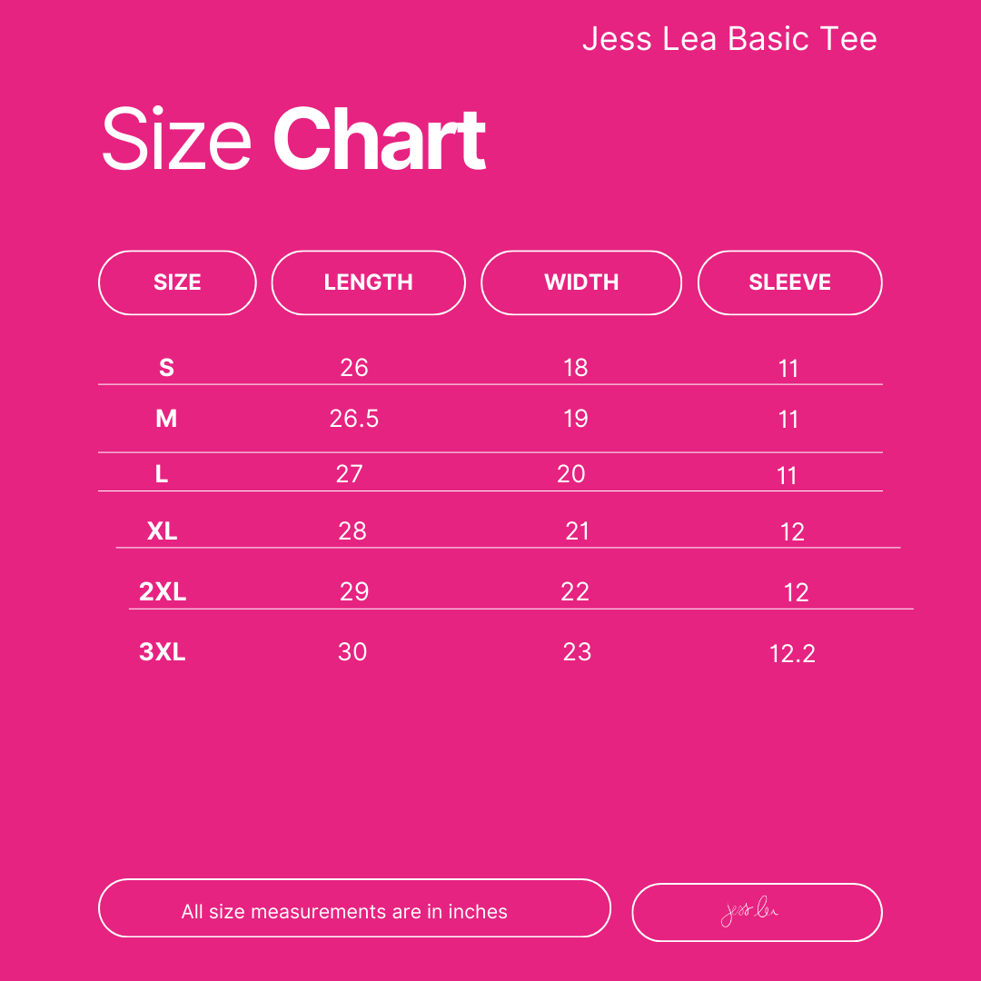 PREORDER- Jess Lea Basic Tee- Mocha