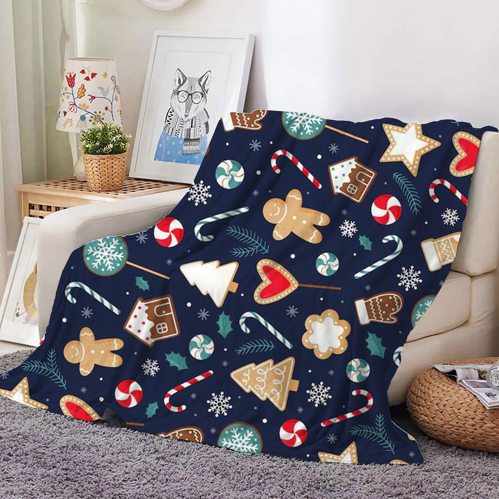 Christmas Decoration Blanket Holiday Blanket Red Festive Blanket Christmas Tree Polo Sofa Blanket Flannel Blanket