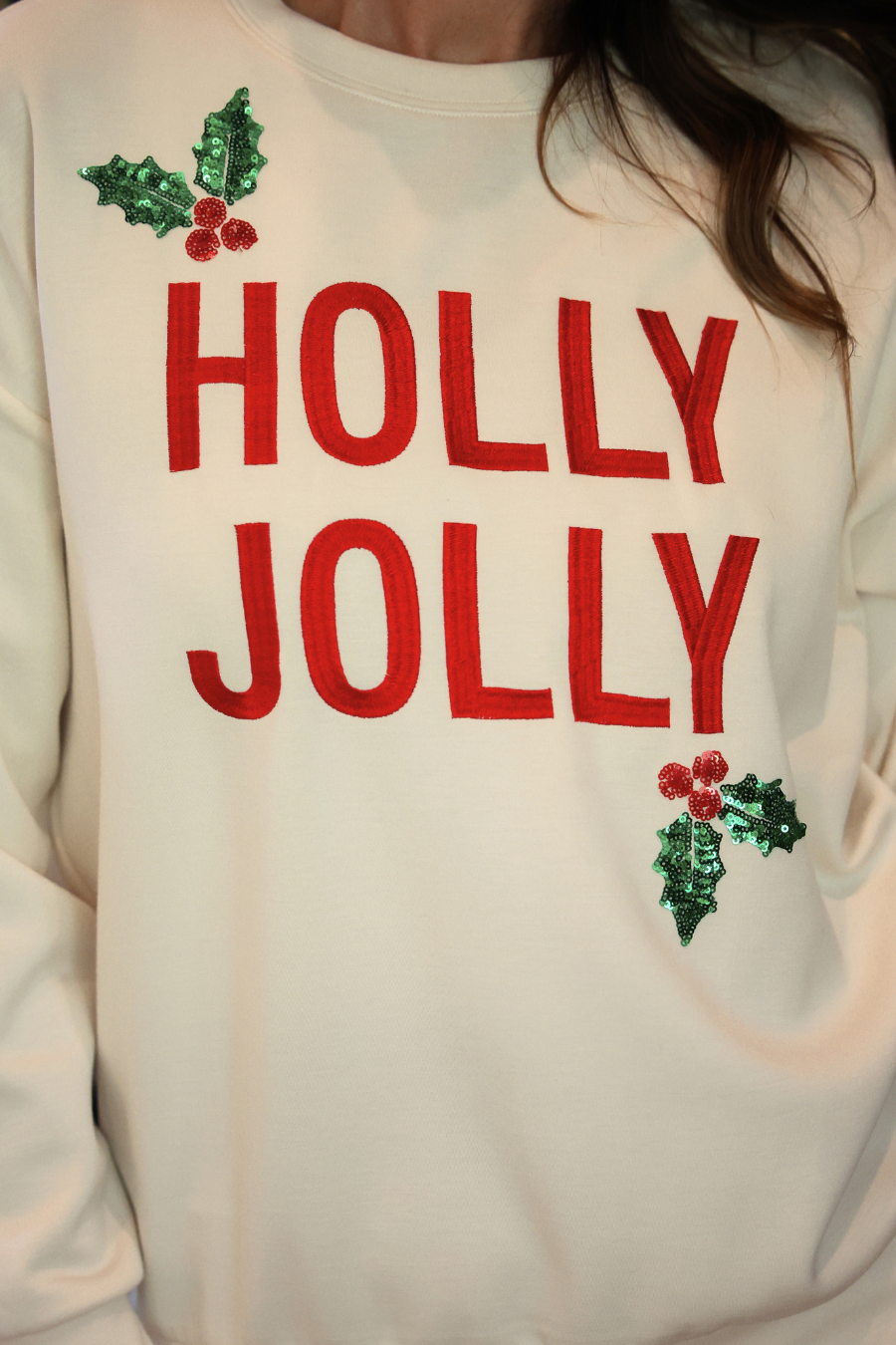 Holly Jolly Holiday Luxe Pullover