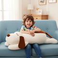 Long Lying Dog Plush Huggable Pillow