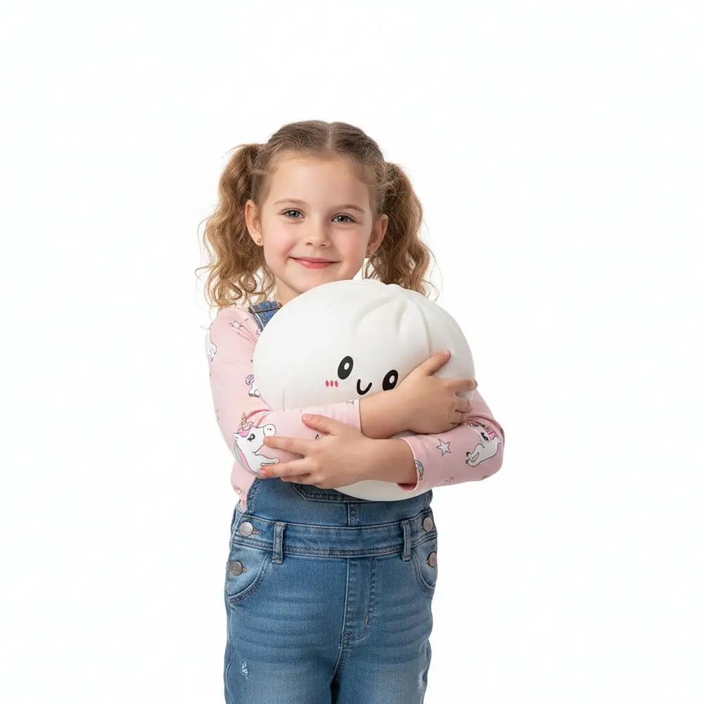 Oversized Large Dumpling Plush Pillow Giant Dumpling Squishy Large Stress Relief Sensory Soft Squeeze Decompression Toy