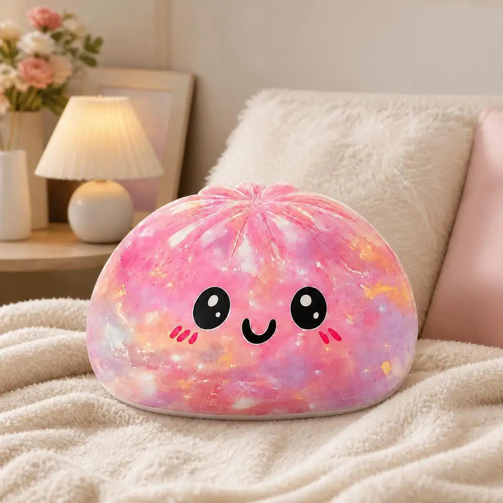 Dumpling Blush Smile Cute Shaped Pillow Cushion
