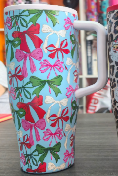 Jingle Bows Sleek Tumbler
