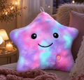 Color-Changing Star Plush Light Up Pillow