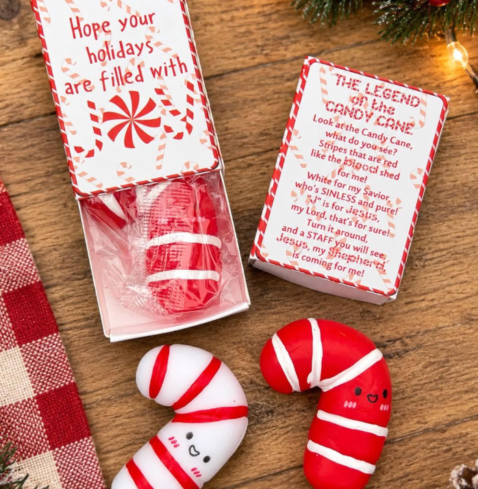 Candy Cane Squishy-Jesus Love