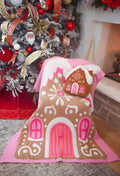 Whimsical Gingerbread House Blanket